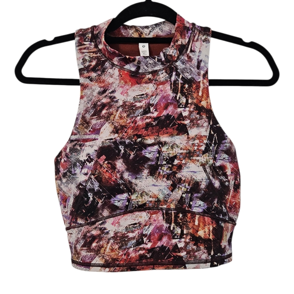 Lululemon Everlux and Mesh Cropped Tank Size 6